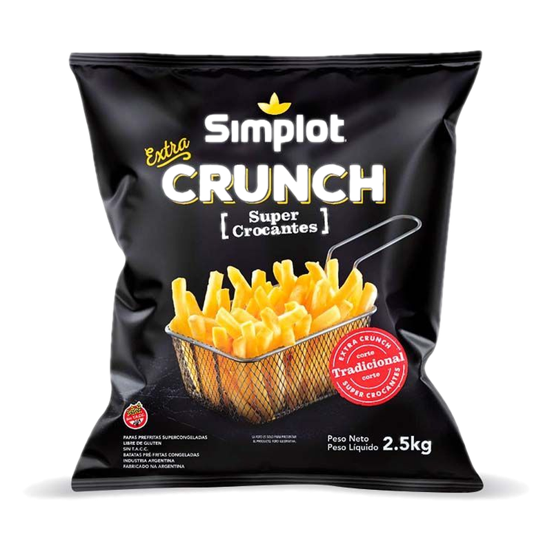 Papa Bastón Crunch Tradicional Simplot 2.5 Kg