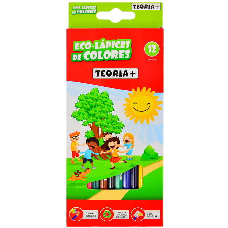 Eco Lápices De Colores Teoria+ 12 Unidades