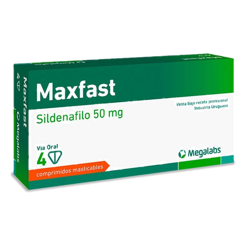 Maxfast 50 Mg X 4 Comprimidos