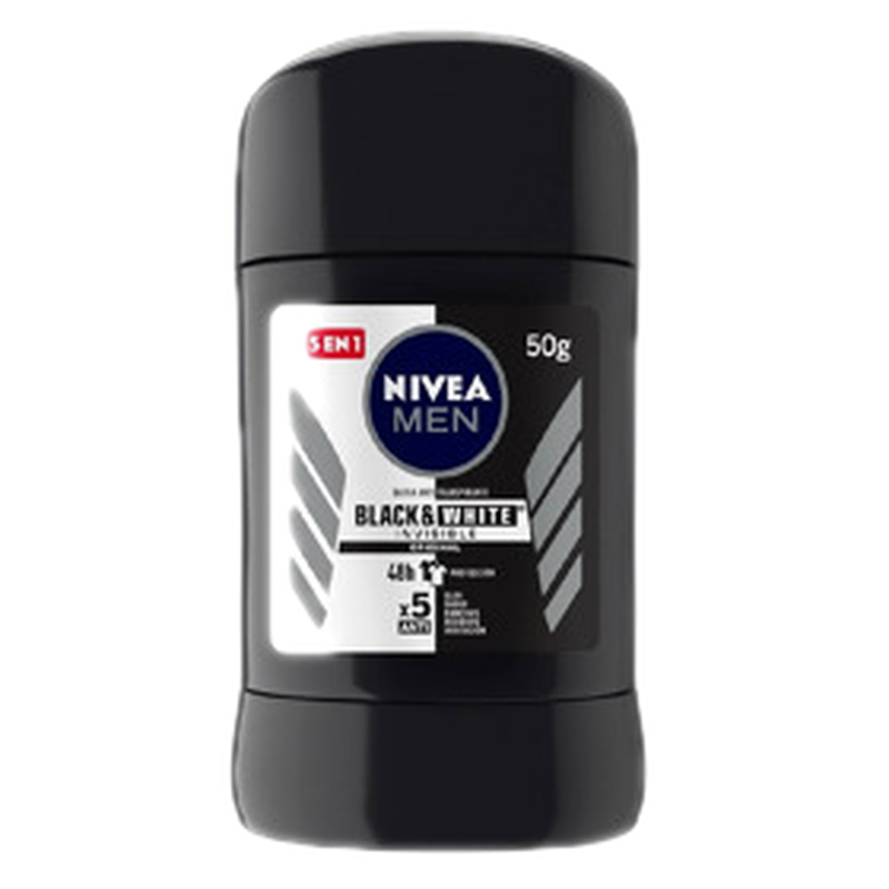 Nivea Deo Barra Black&white Invisible Masculino [54 G]