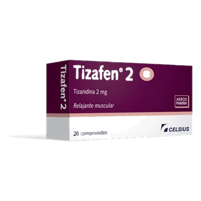 Tizafen 2 Mg X 20 Comprimidos