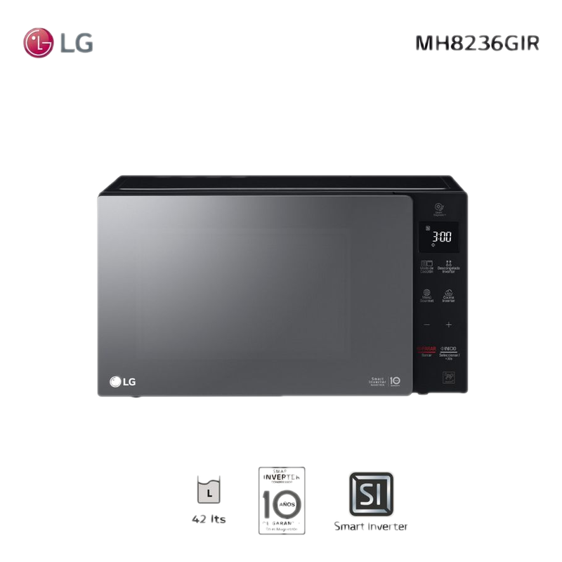 Microondas Lg Smart Inverter 42 L Mh8236gir