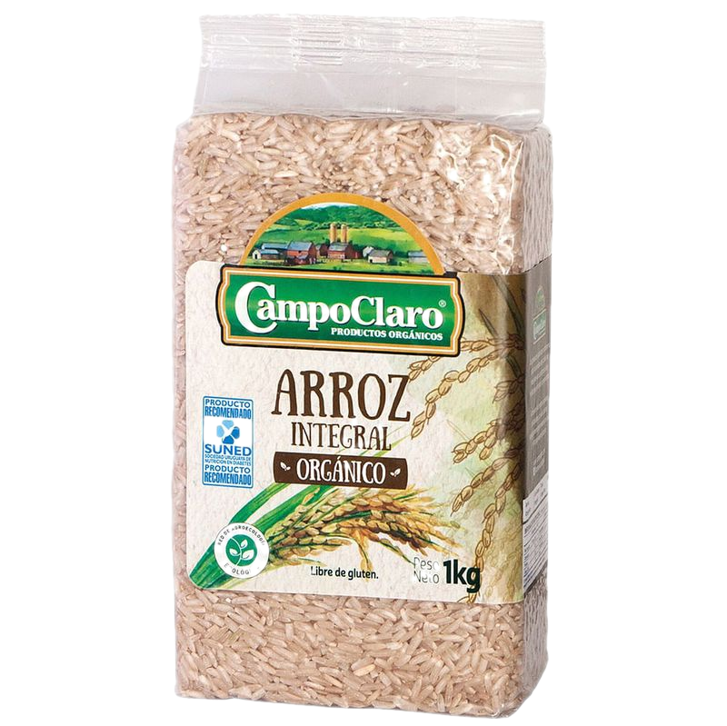 Arroz Orgánico Integral Campoclaro 1 Kg