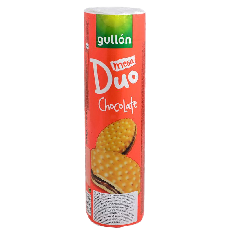 Galletitas Gullón Mega Duo Relleno Chocolate 500 G