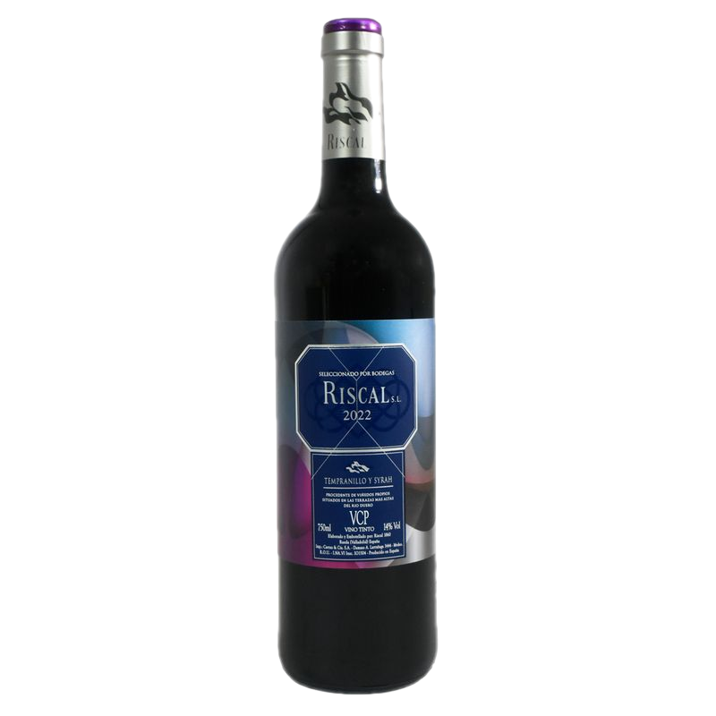 Vino Tinto Tempranillo Syrah Riscal 1860 750 Ml