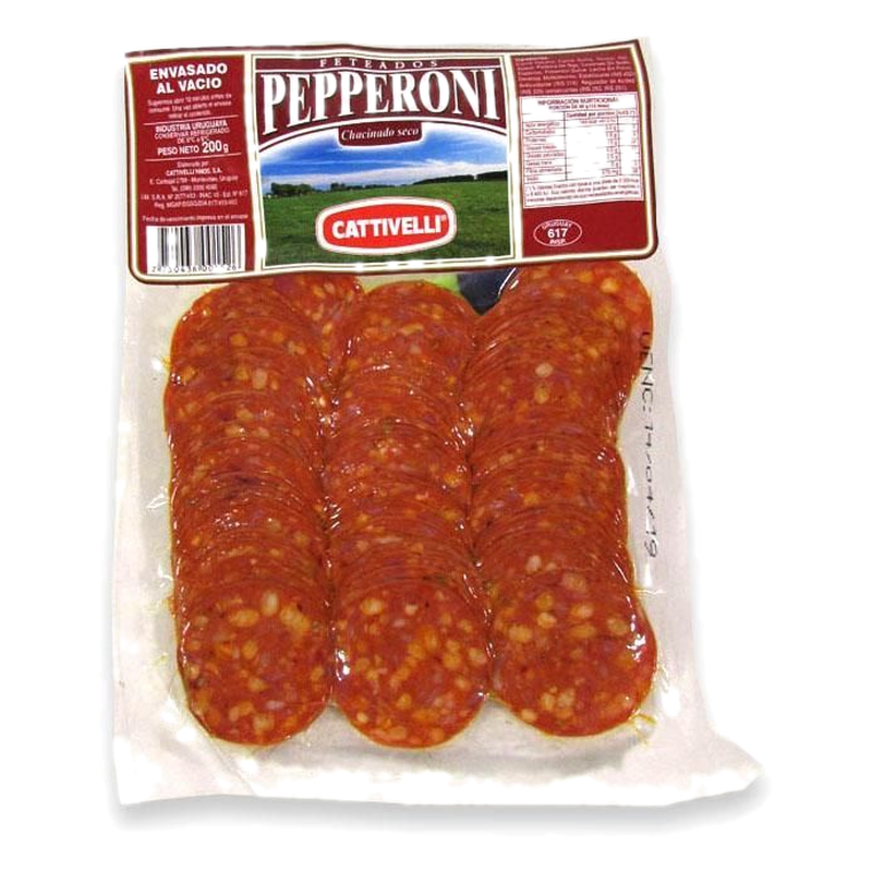 Pepperoni Cattivelli Fetas 200 G