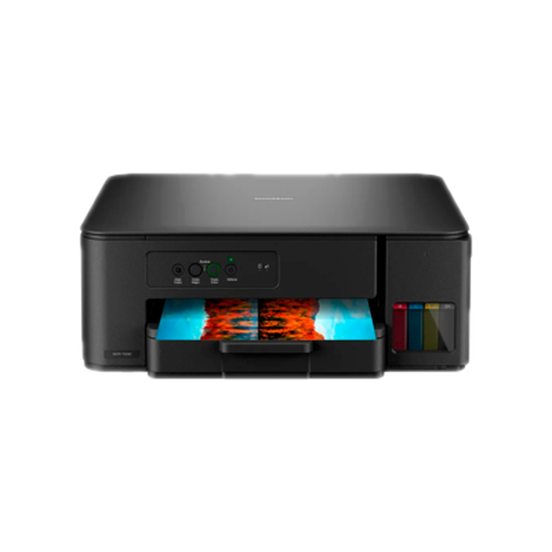 Impresora Brother 3 En 1 De Inyección De Tinta Continua A Color Dcp-t230