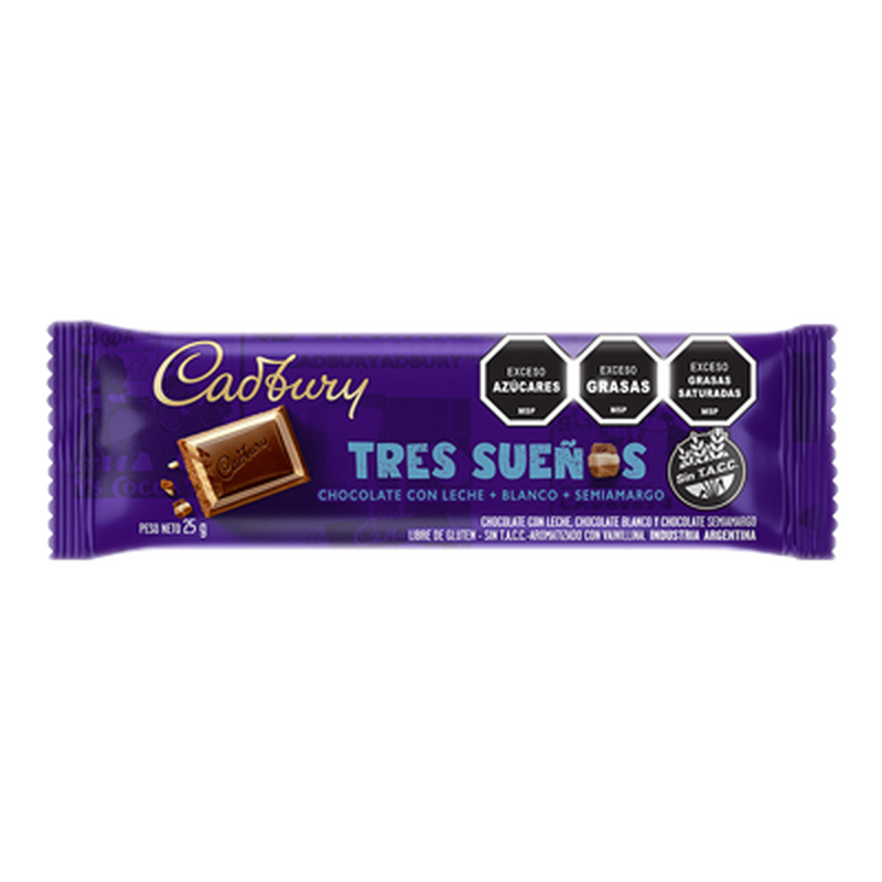 Chocolate Cadbury Tres Sueños 24 G