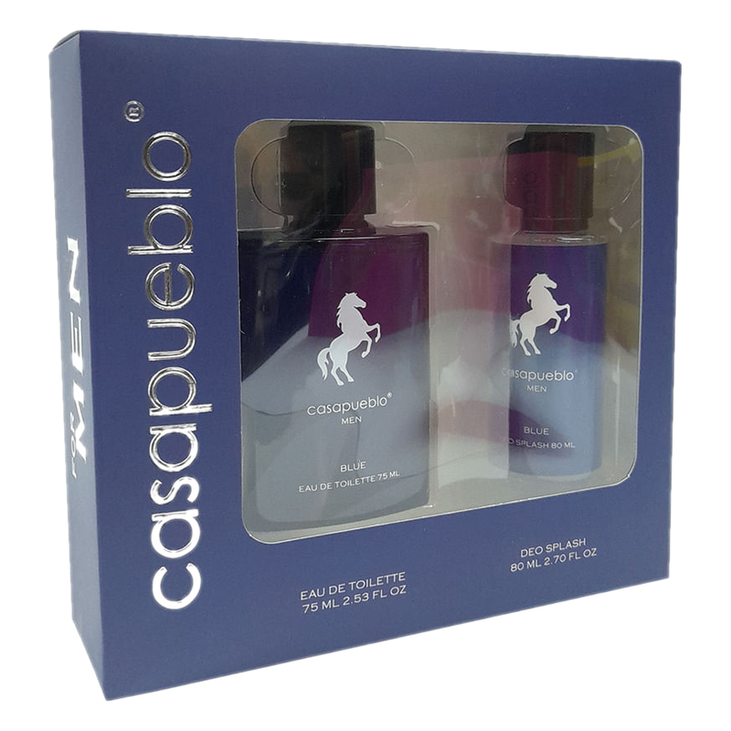 Perfume Casapueblo Pack Wild Blue Edt 75 Ml + Desodorante 80 Ml