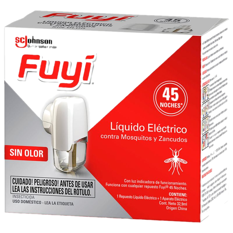 Insecticida Fuyi 45 Noches Aparato
