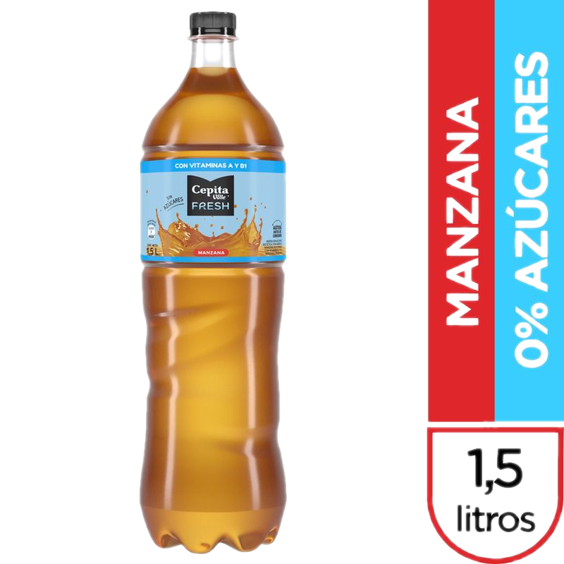 Jugo Cepita Fresh Manzana Sin Azucar 1,5 L