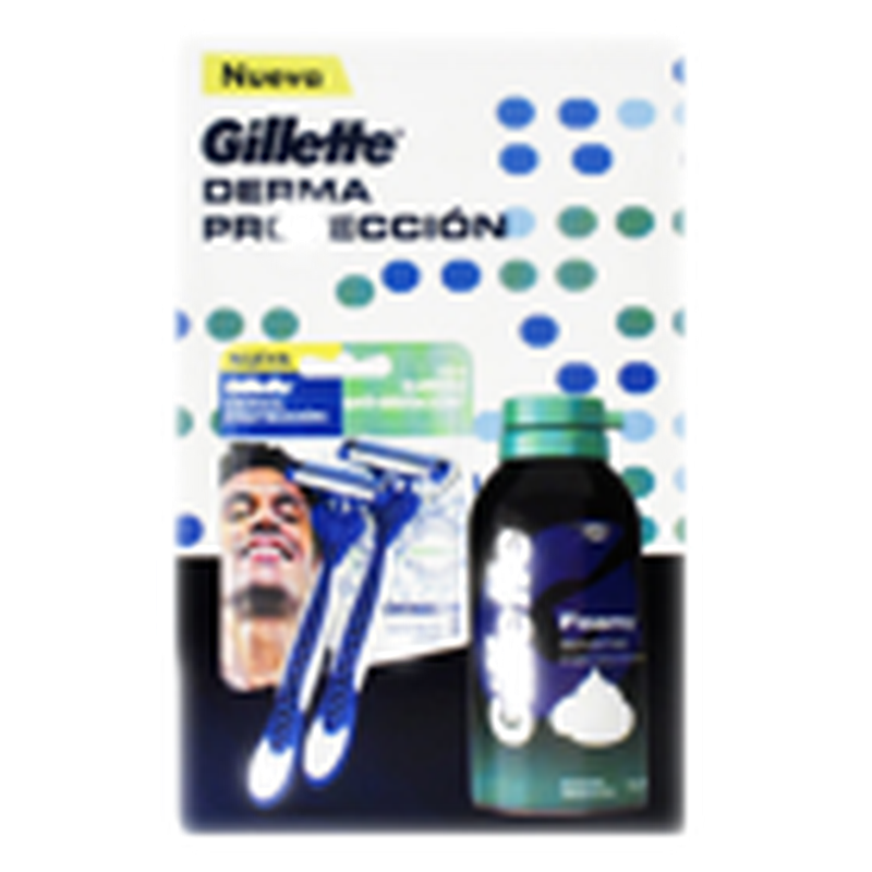 Pack Gillette Derma 2 Espuma De Afeitar Foamy