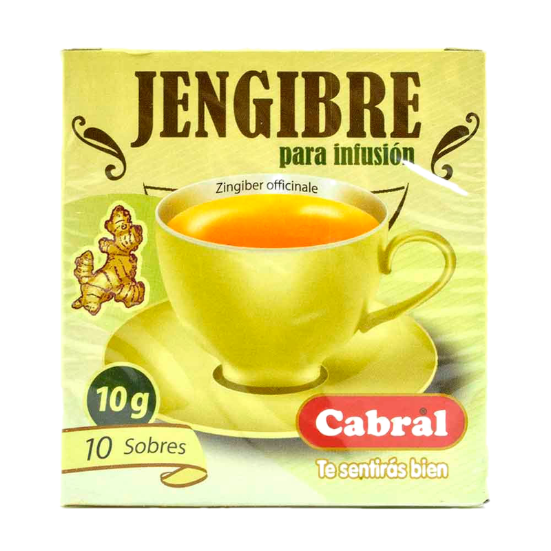 Té Orgánico Cabral Jengibre 10 Unidades