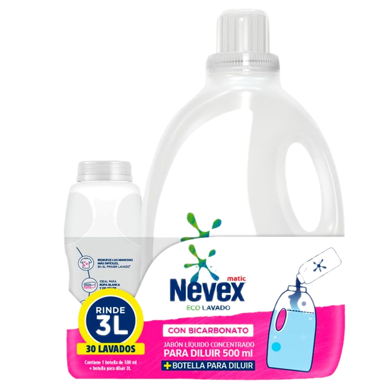 Pack Nevex Para Diluir Con Bicarbonato 500 Ml + Bidón