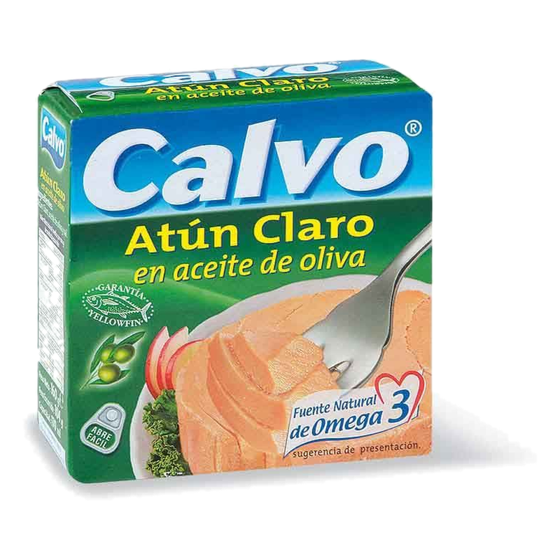 Atún Claro En Aceite De Oliva Lata Calvo 160 G