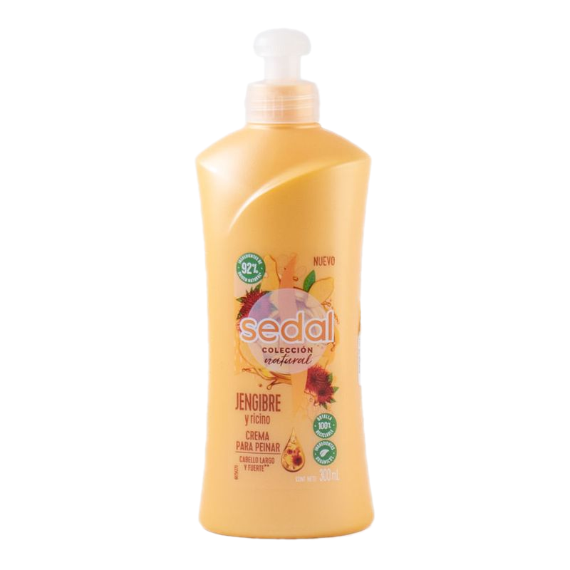 Crema De Peinar Sedal Jengibre Y Ricino 300 Ml