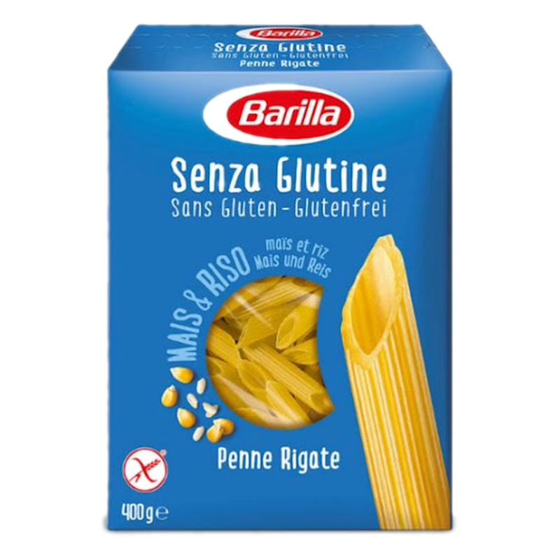 Fideos Penne Rigate Sin Gluten Barilla 500 G