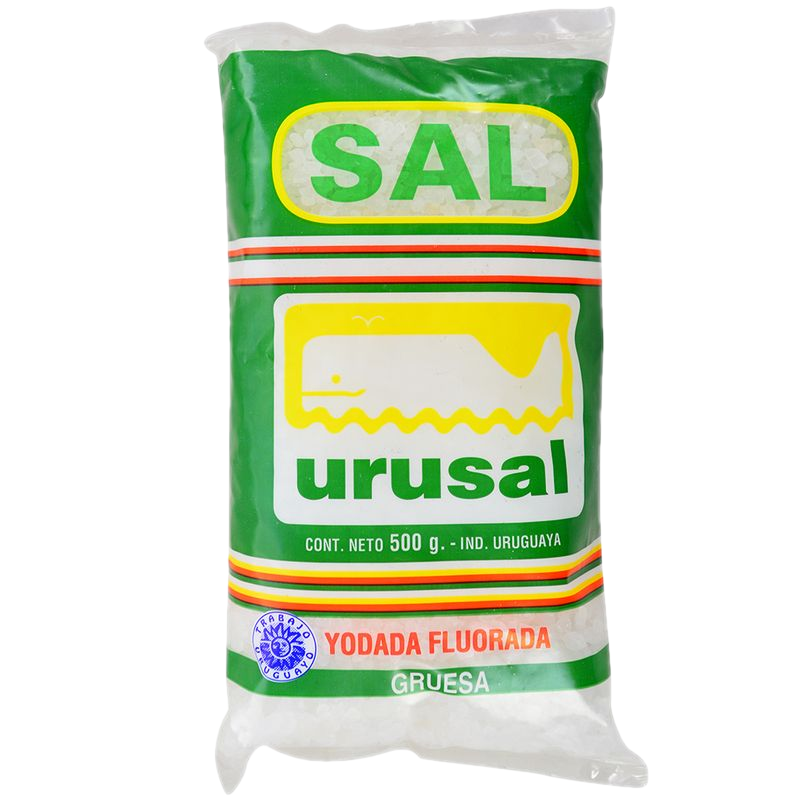 Sal Gruesa Urusal Yodada Fluorada 500 G