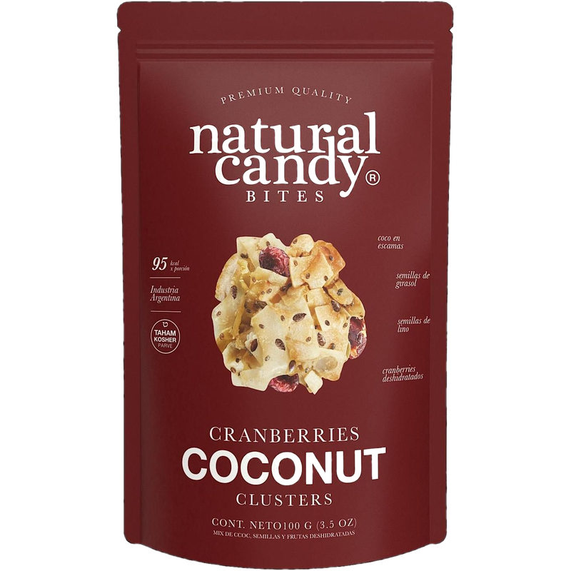 Bites Natural Candy A Base De Coco Y Arándanos 100 G