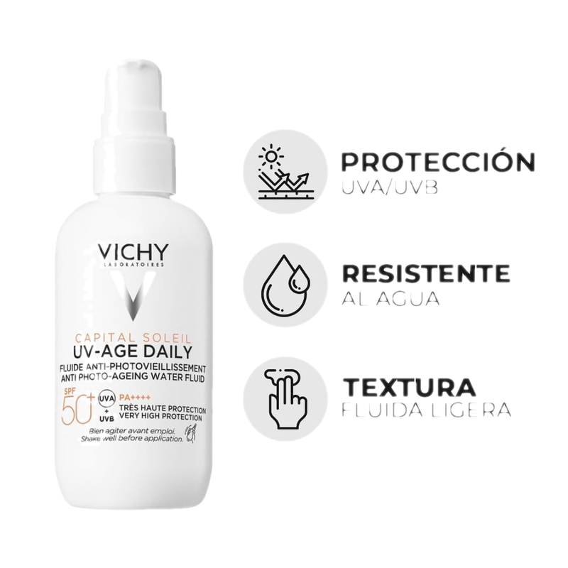 Protector Solar Vichy Capital Soleil Uv Age Daily Fps50+ 80 Ml