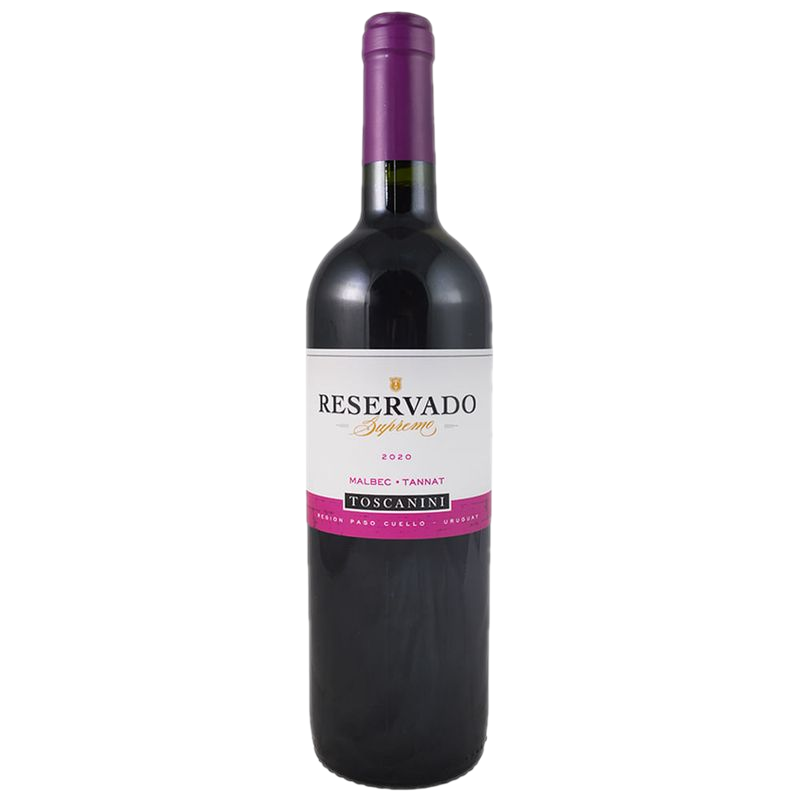 Vino Tinto Malbec Tannat Reserva Toscanini 750 Ml