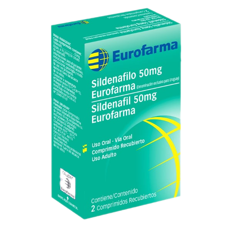 Sildenafil 50 Mg 2 Comprimidos Recubiertos