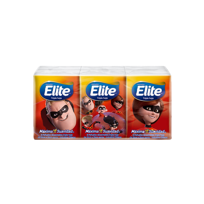 Pañuelos Elite Mini Pocket Disney Pack 6 Unidades