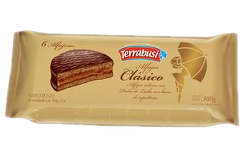 Alfajor Clasico 50 G 6 Unidades Terrabusi