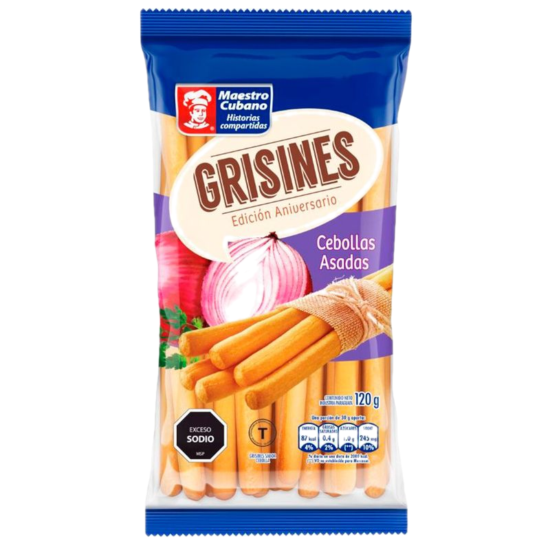 Grisines Gourmet Maestro Cubano Cebollas Asadas
