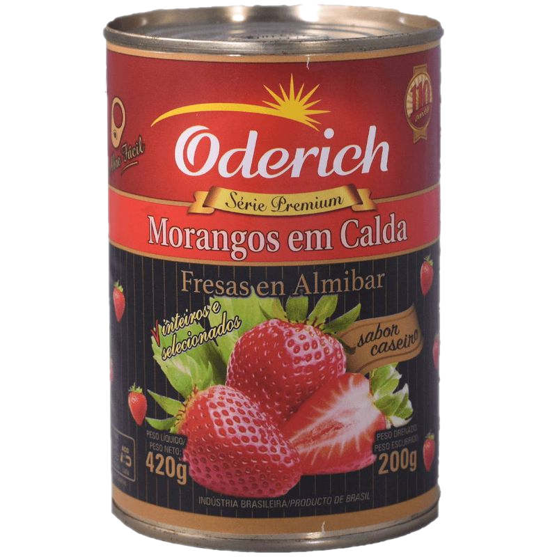 Frutillas En Almíbar Oderich 420 G