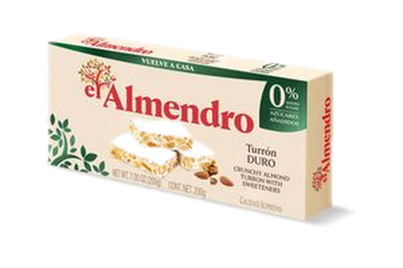 Turrón Duro El Almendro Sin Azúcar 200 G