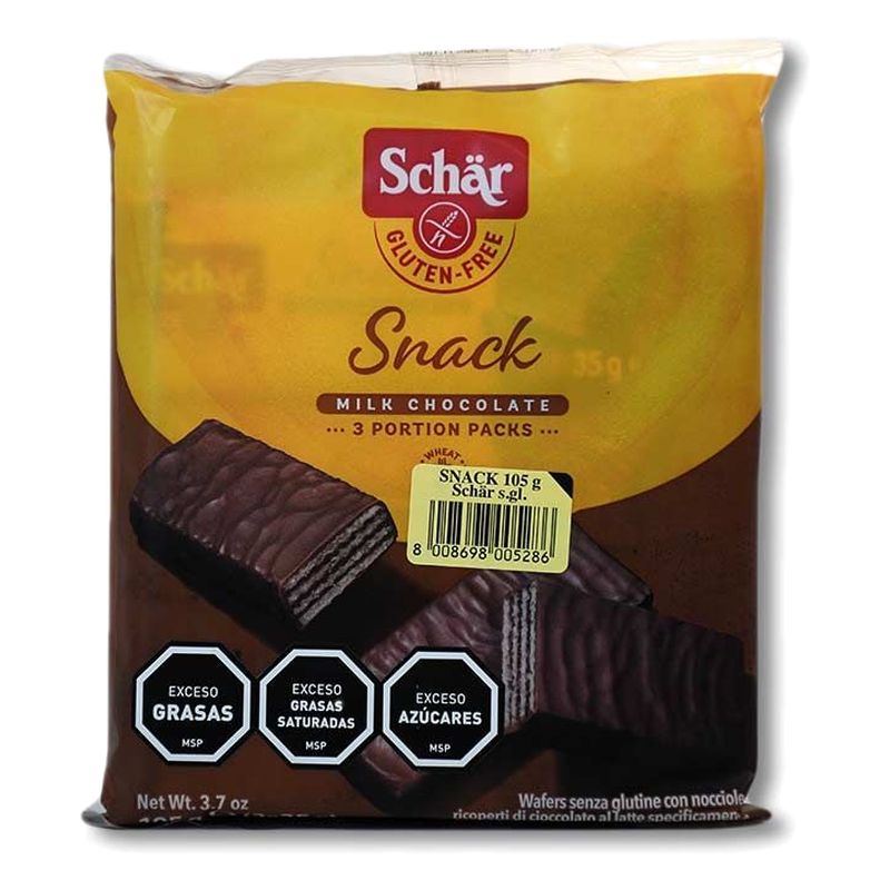 Galleta Wafer Snack Sin Gluten Schar 105 G