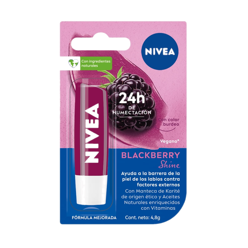 Protector Labial Nivea Blackberry 4.8 G