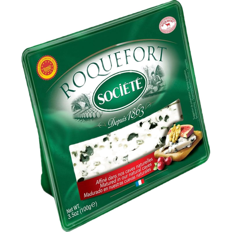 Queso Roquefort Societe Président Porción 100 G
