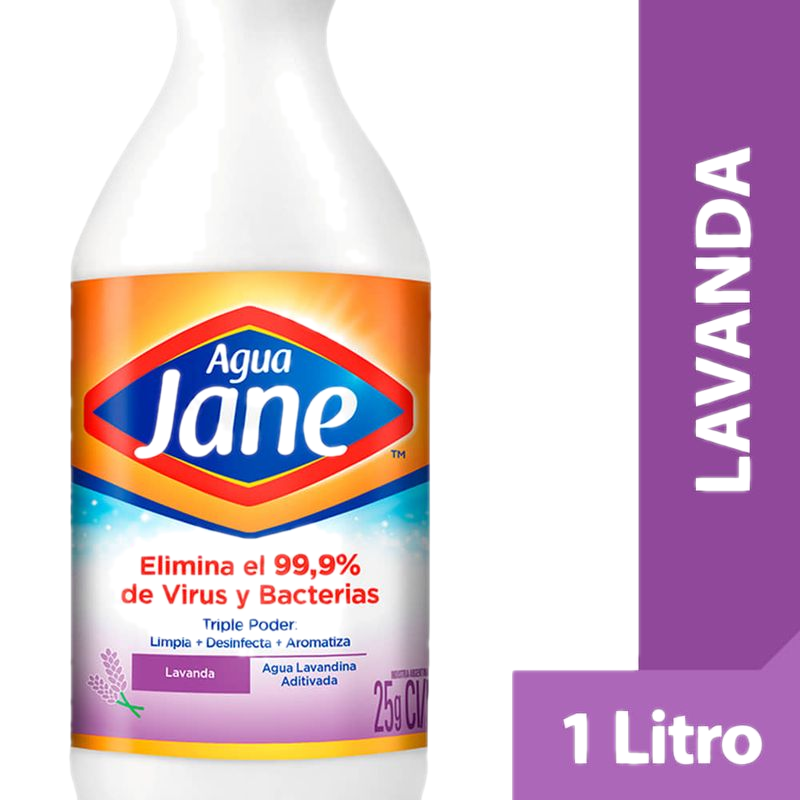 Agua Jane Triple Poder Lavanda 1 L