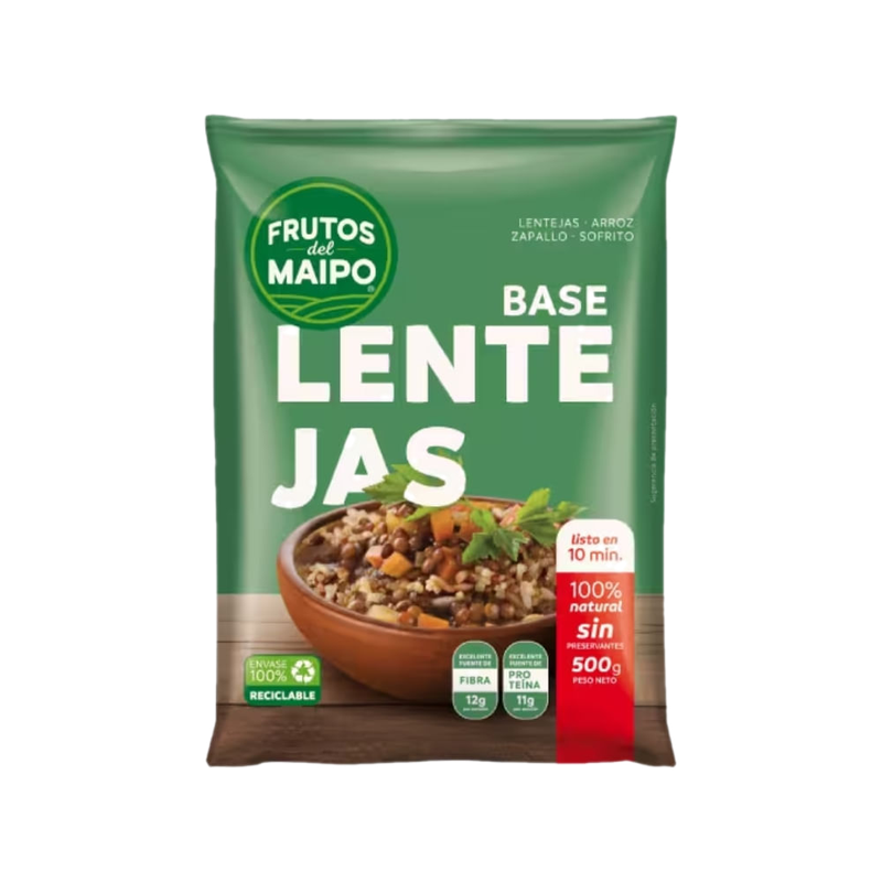Base De Lentejas Frutos Del Maipo 500 G