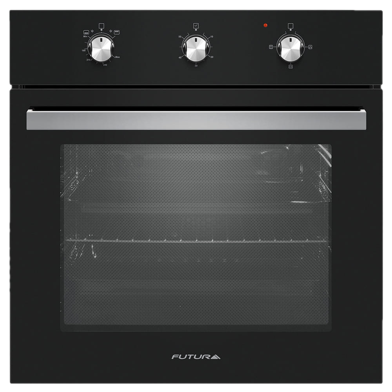 Horno De Empotrar A Gas Futura Negro 60 L
