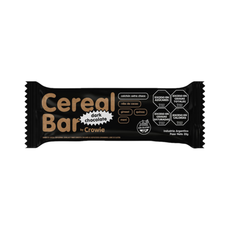 Barra De Cereal Crowie Dark Chocolate 35 G