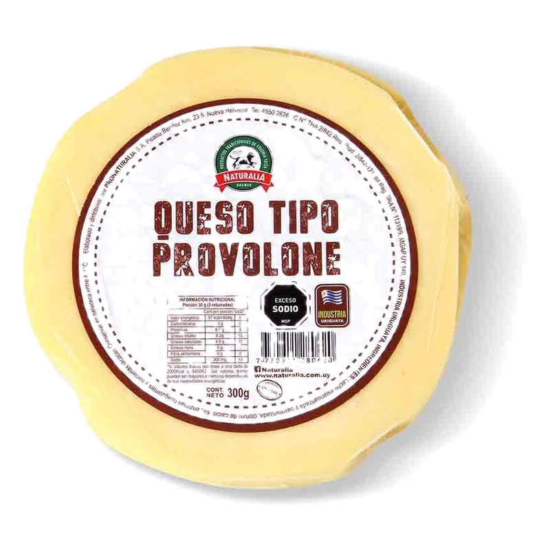 Queso Provolone Naturalia Fracción 300 G