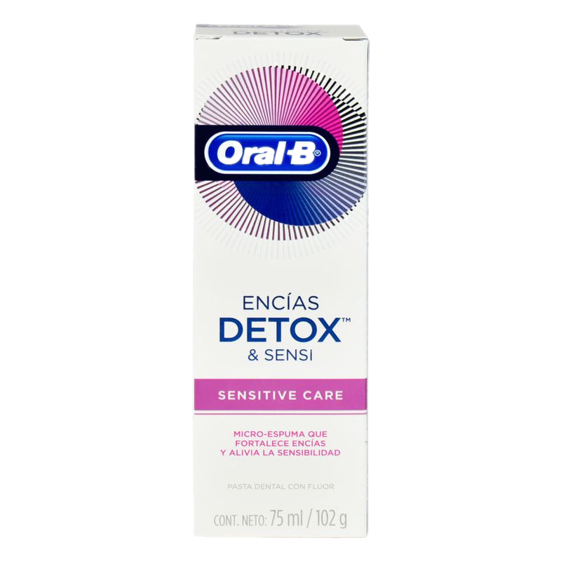 Crema Dental Oral-b Detox Sensitive Care 102 G