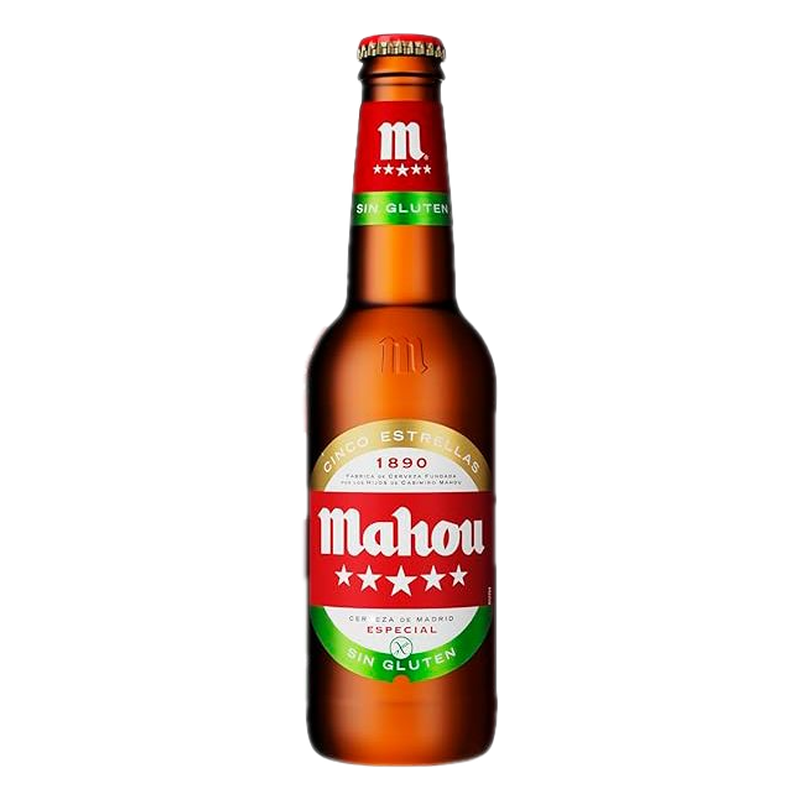 Cerveza Sin Gluten Mahou Botella 330 Ml