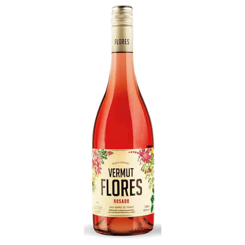 Vermut Flores Rosado Artesanal Botella 750cc