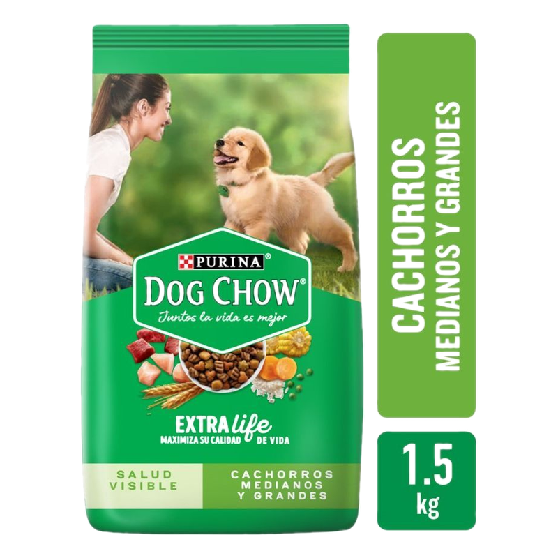 Alimento Para Perros Cachorros Razas Medianas Y Grandes Dog Chow 1.5 Kg