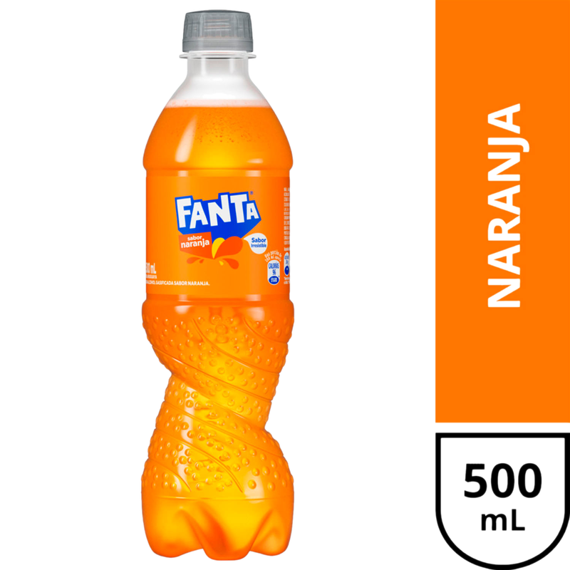 Refresco Fanta Naranja 500cc Frontera