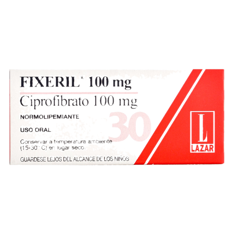 Fixeril 100 Mg X 30 Comprimidos