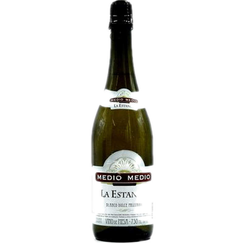 Vino Medio Y Medio La Estancia Blanco 750 Ml