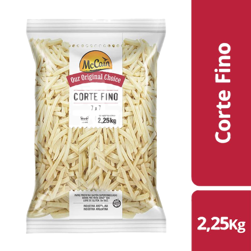 Papas Corte Fino Mc Cain 2,25 Kg