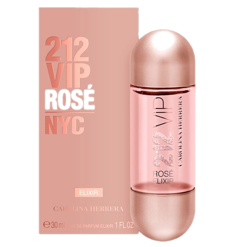 Perfume Carolina Herrera 212 Vip Rose Elixir Femme Edp 30 Ml
