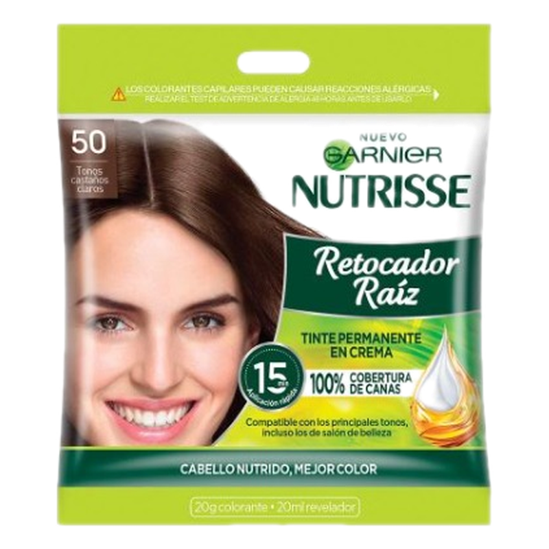 Retocador De Raíz Nutrisse 50 Colorante 20 G + Revelador 20 Ml