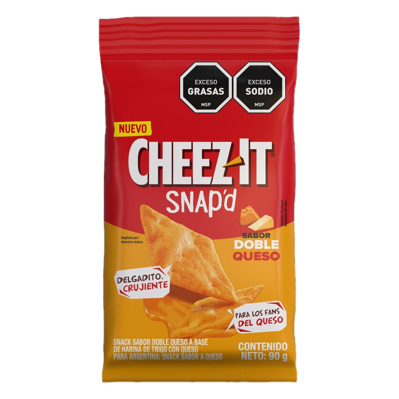 Snack Sabor Doble Queso Cheez It 90 G